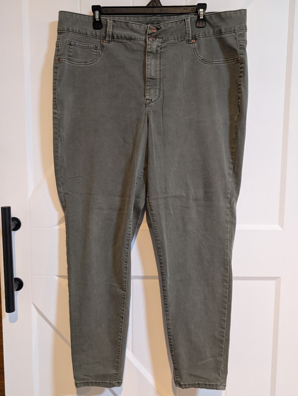 Women’s Olive Green Stretch Jeans